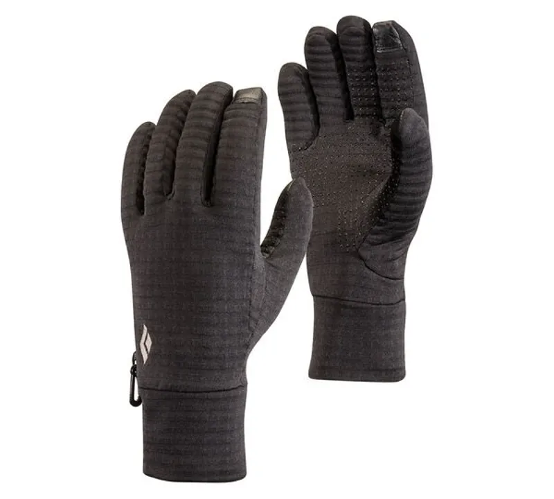 Black Diamond Lightweight Gridtech Fleece Gloves Black